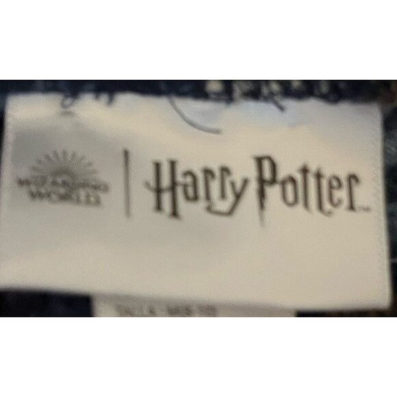 Harry Potter Pajama Pants Women's M Chibi Navy Fleece Jogger Sleepwear Lounge - Picture 13 of 16